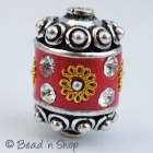  Red Bead Studded with Rhinestones & Accessories