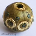 Golden Bead with Golden Beaded Rings