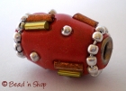 50pc Red Bead Studded with Accessories