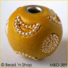 Yellow Bead Studded with Golden Accessories