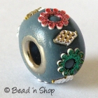 Blue Color Euro Style Bead Studded with  Accessories