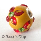 Yellow Bead Studded with Rhinestone & Accessories