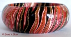 Orange Multi-color Lac Bangle