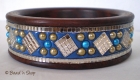Bangle Studded with Mirrors & Accessories