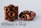 Oxidized Square-shaped Copper Bead