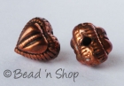 Heart Shaped Copper Bead