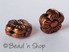 Flowery Oxidized Copper Bead