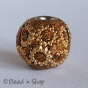 50pc Golden Color Bead Rimmed with Golden Ring  Accessories