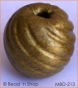 50pc Shinning Golden Round Bead