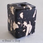 50pc Black & White Square Bead