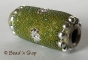 50pc Bead Studded with Green Grains & Flower
