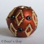 50pc Copper Color Bead Rimmed with Seed Beads & Accessories