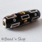 50pc Black Cylindrical Bead Studded with Accessories