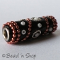 50pc Black Bead Studded with Metal Chains & Seed Beads