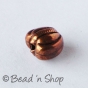 100gm Heart-shaped Oxidized Copper Bead