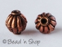 100gm Round Striped Copper Oxidized Bead