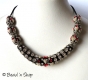 1pc Black Maruti Necklace with Rhinestones and Accessories